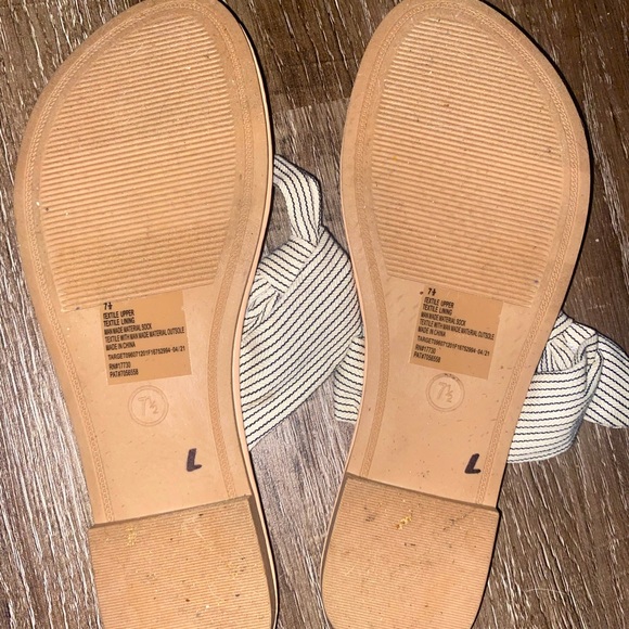 A New Day | striped sandals - Picture 2 of 3